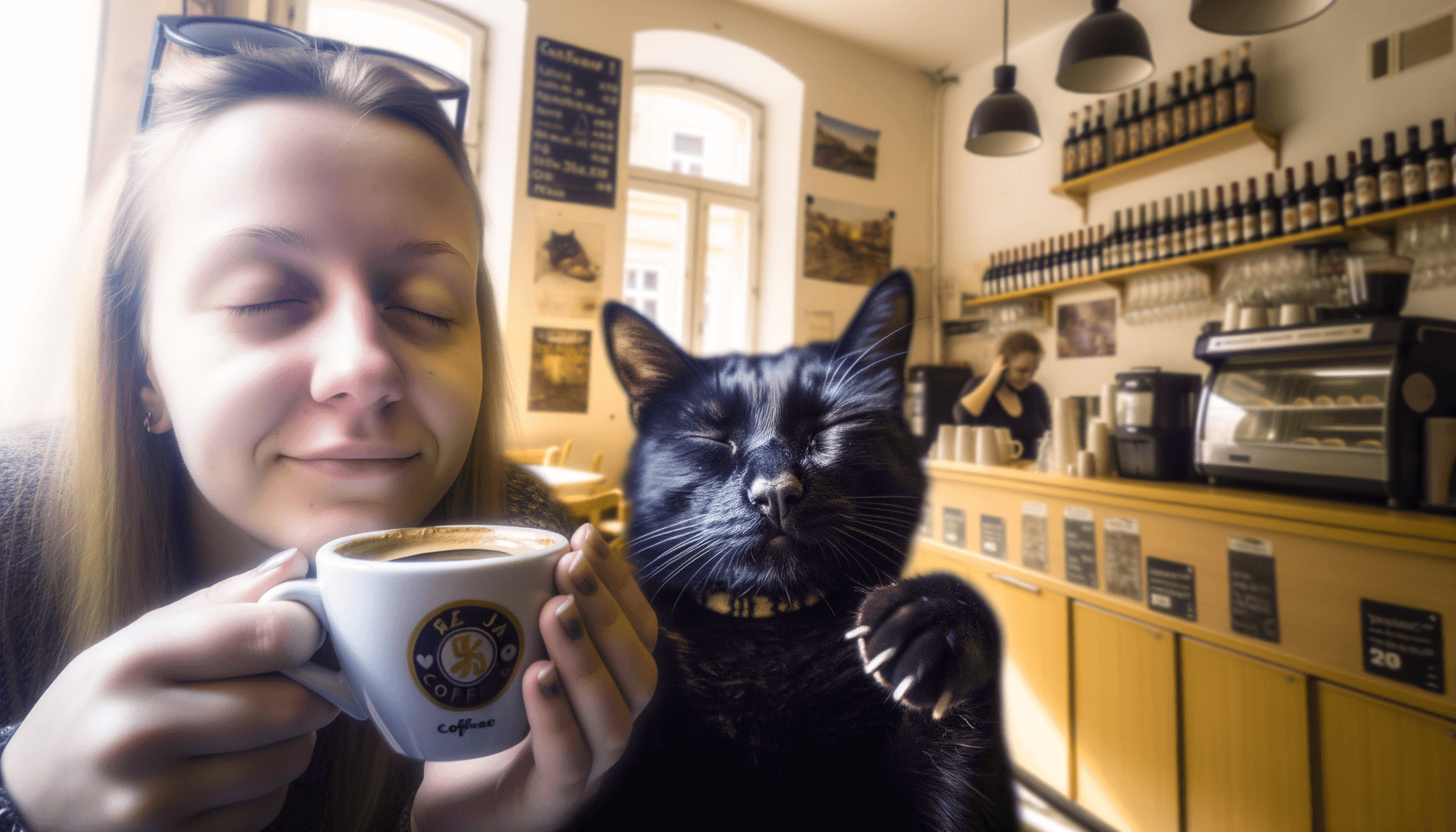 Darla kavarenska kocka ktera si neodpusti uloupit kafe 1761897648830