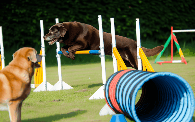 11lety labrador ollie si poprve vyzkousel agility a dojal in 1763154054215