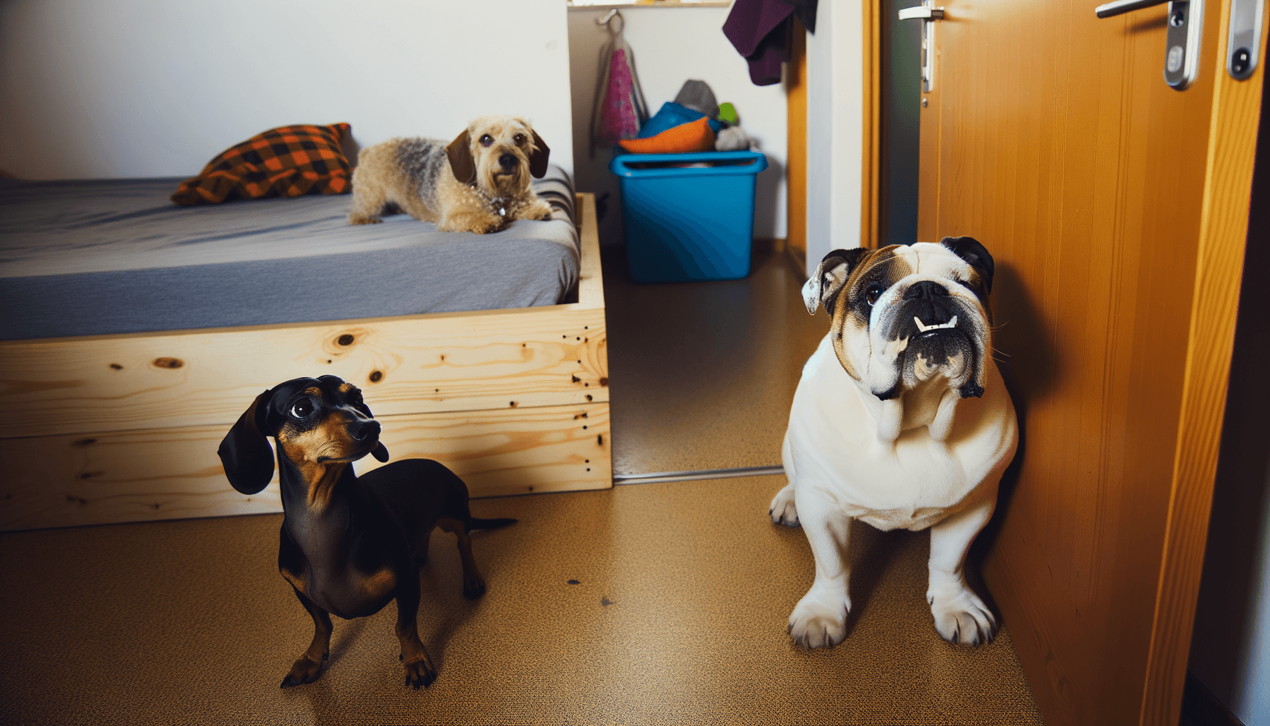 Anglicky buldok zuri protoze tata nesplnil slibene pohlazeni 1764003647683