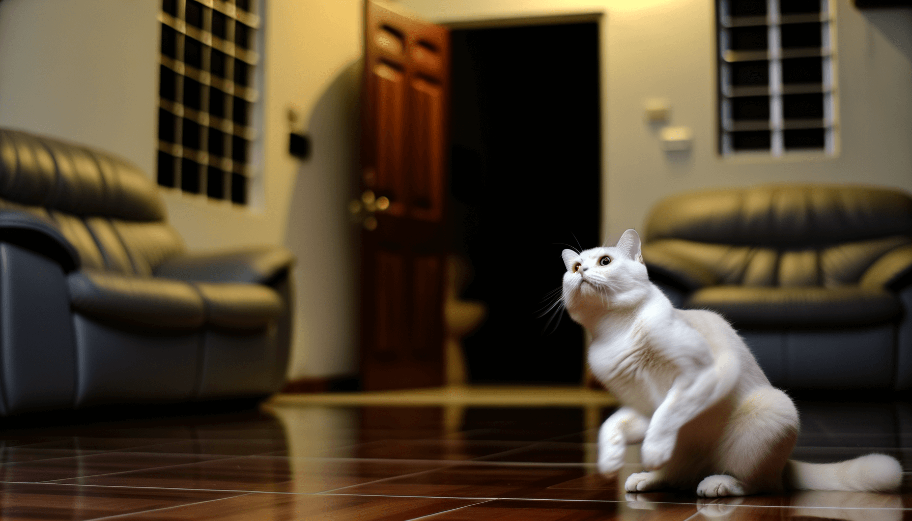 Boy flip cat bily kocour ktery okouzlil tiktok svym saltem 1762675242148