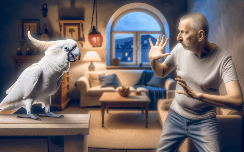 Kakadu charlie jr ma pro mamu mile varovani drz se dal od ta 1764079268215