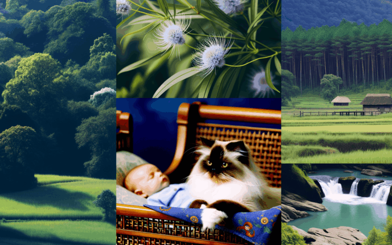 Kocour perry jako starostlivy tata hlida novorozene v kolebc 1762945230592