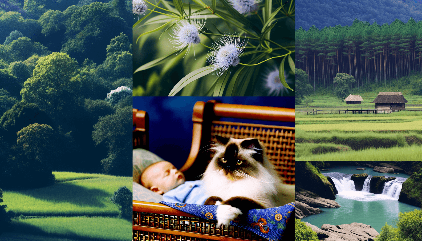 Kocour perry jako starostlivy tata hlida novorozene v kolebc 1762945230592