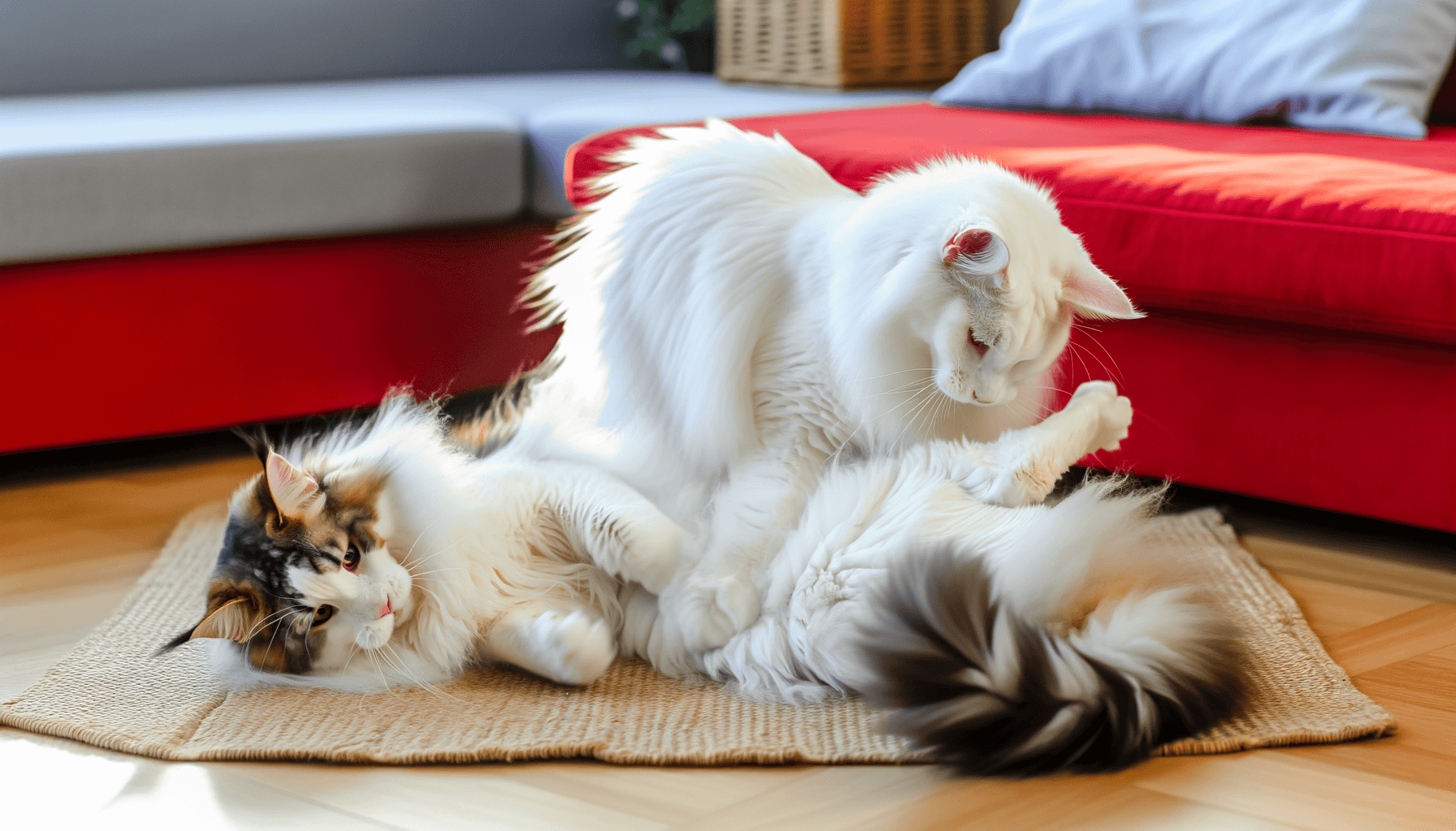 Nejroztomilejsi domaci zapas dva sourozenci maine coon v rin 1763992836948