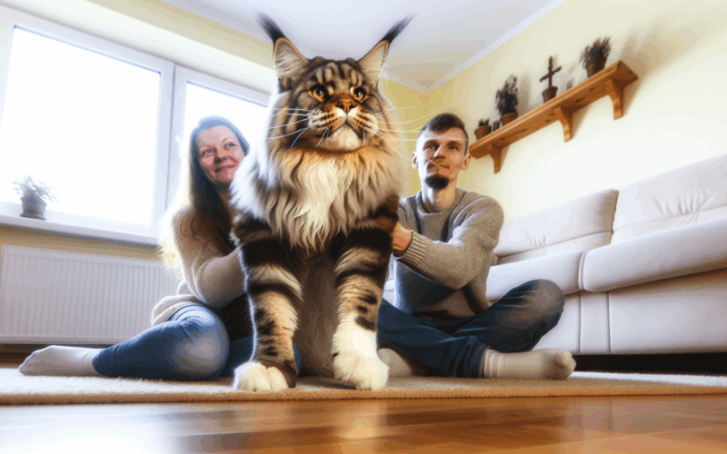 Obri maine coon ktereho sotva unesly dve osoby 1764316843259