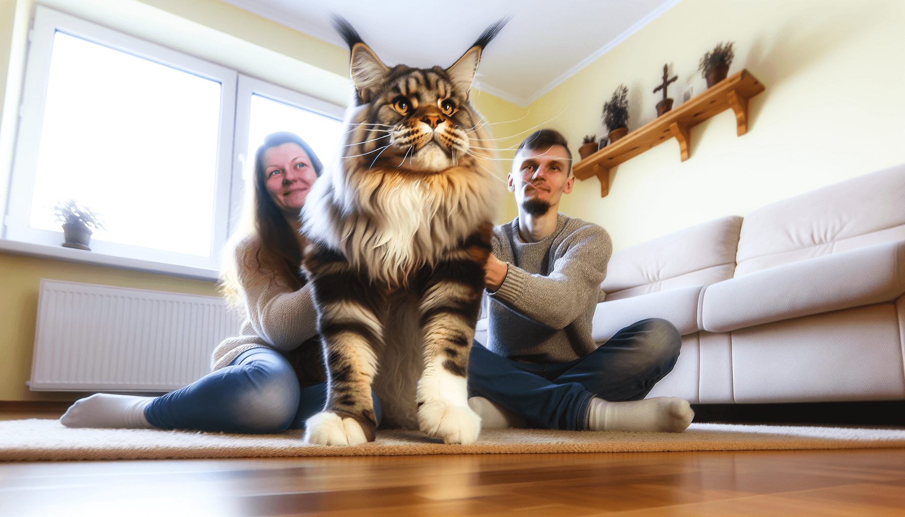 Obri maine coon ktereho sotva unesly dve osoby 1764316843259