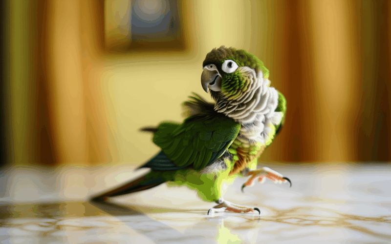 Pinata zelenolici conura tanci na operu a miluje hudbu 1764014448469