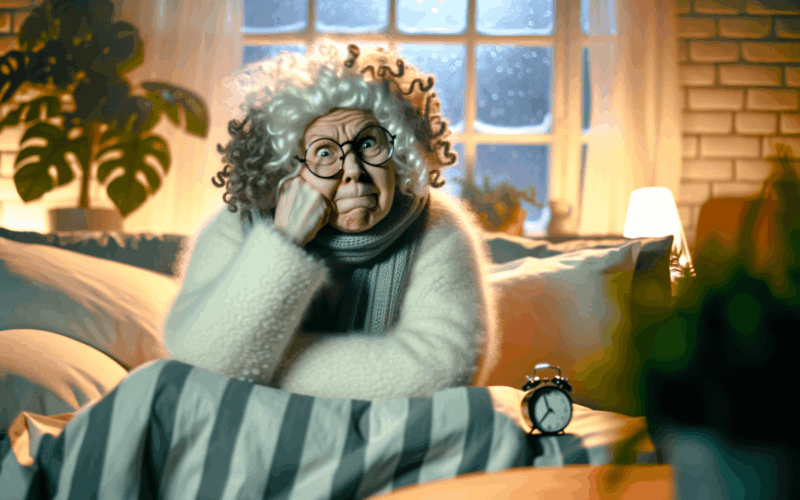 Seniorka phoebe se snazi zustat vzhuru aby o nic neprisla 1763906444846