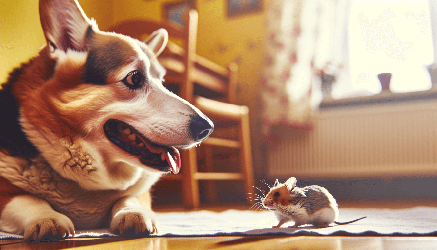 Stary corgi brady a maly krecek pat pratelstvi ktere zahreje 1763388040933