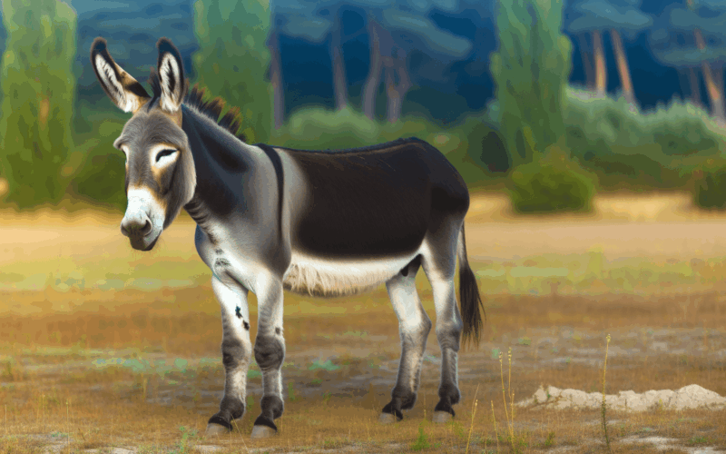 Tento vzacny osel je velky a ma co rict 1762761649752