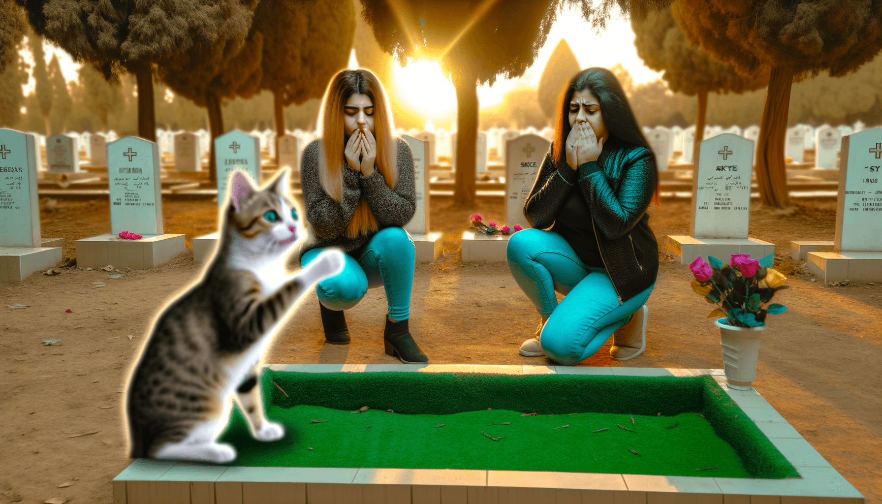 Toulava kocka se objevila u hrobu zesnule skye a nakonec nas 1762437647557