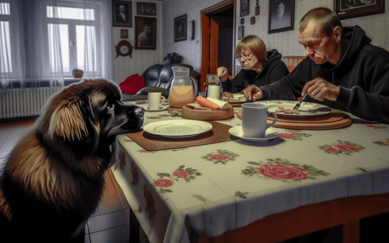 Velky pes s velkou chuti newfoundland homer bedlive hlida sn 1763560841107