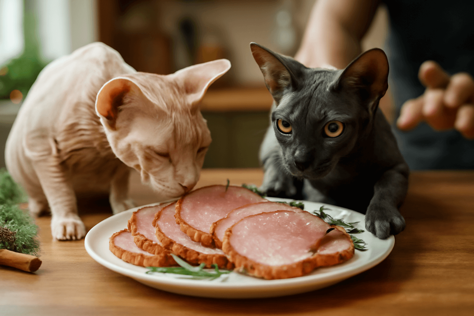 Bezsrsti bratri sphynx ukradli sunku z vanocniho talire a vi 1766754105721