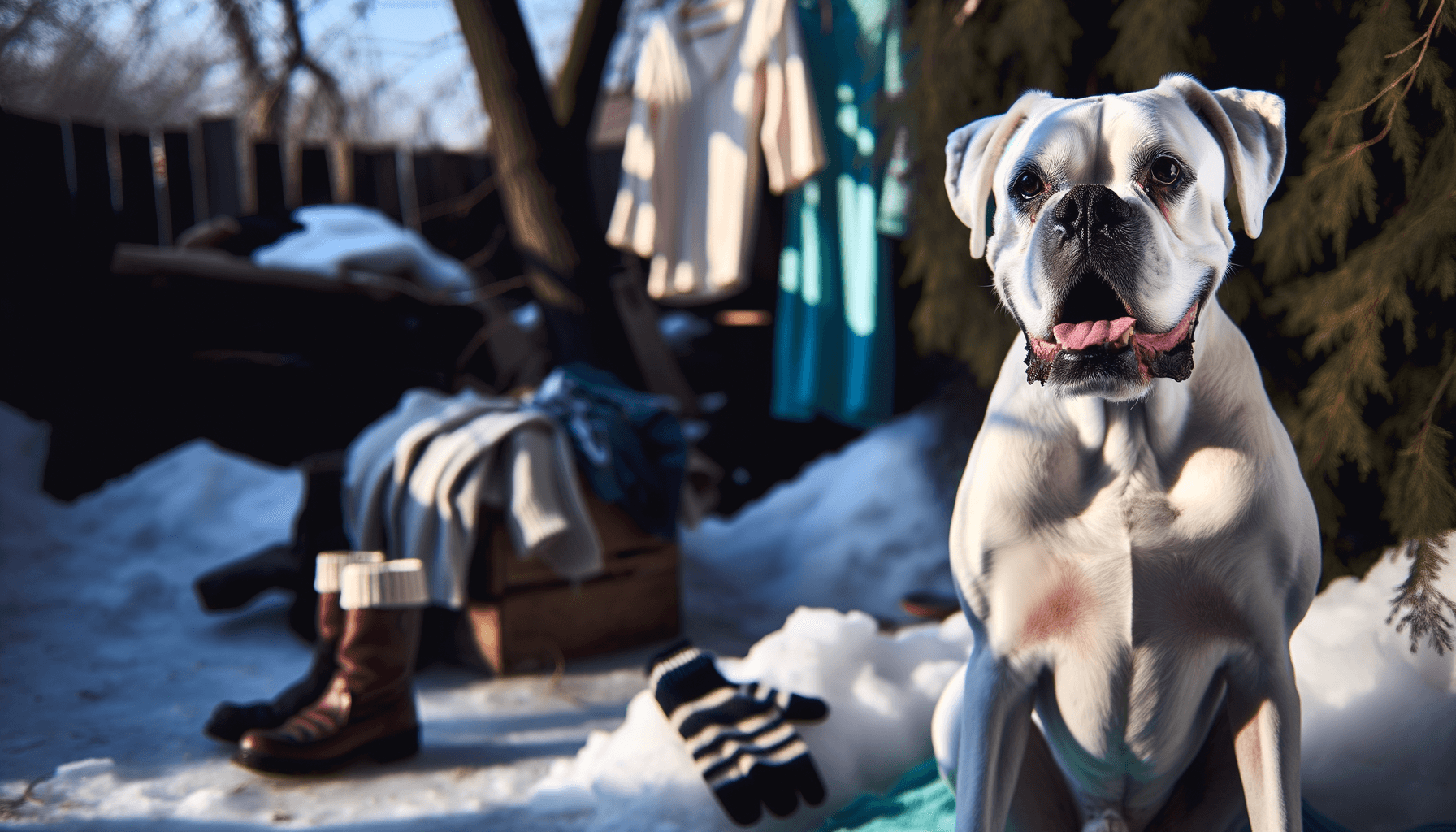 Boxer rocco prezil ctyri dny v mrazu a vratil se domu 1765285293448