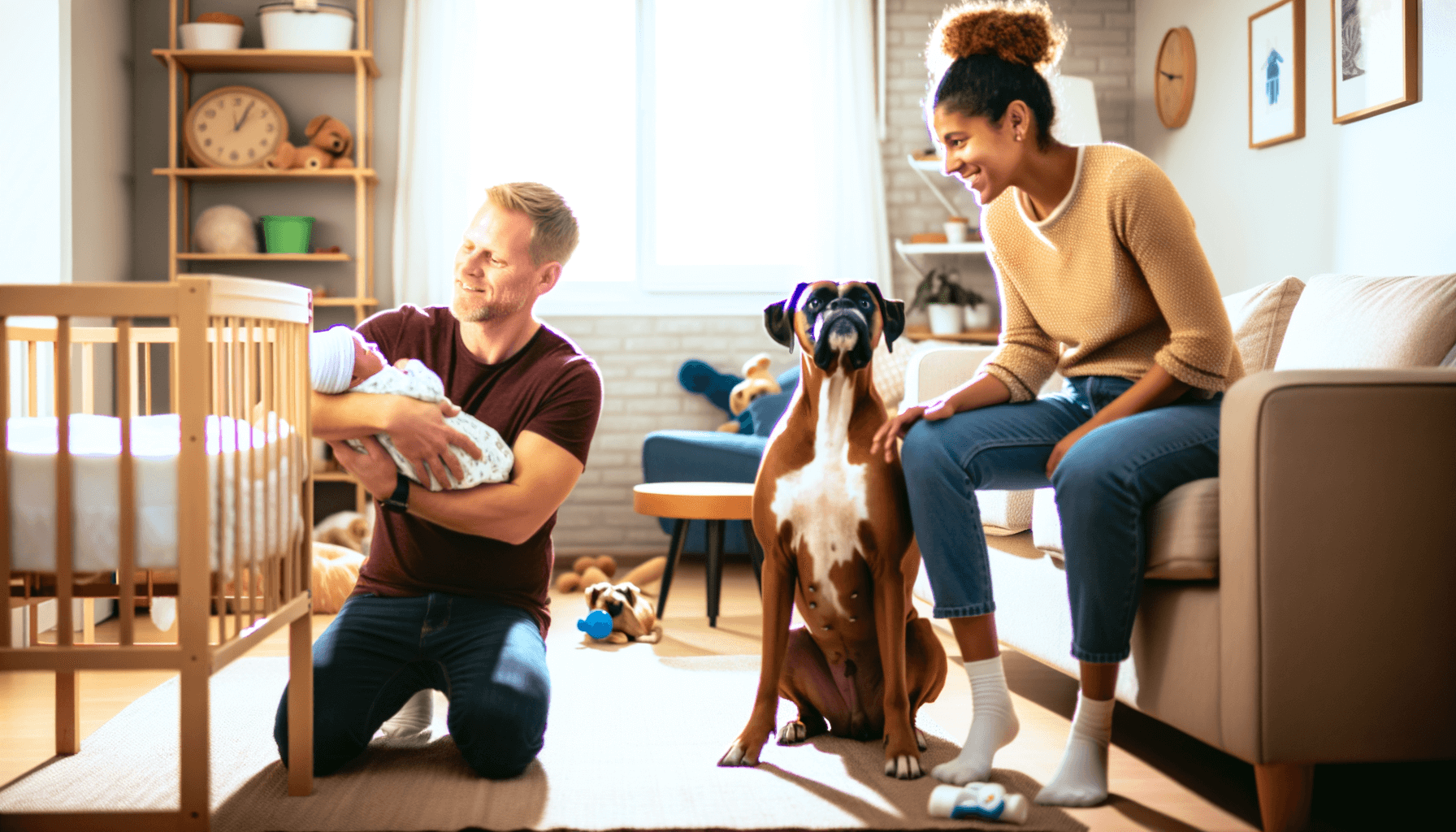 Cali a cooper vitaji noveho clena rodiny mazli se s miminkem 1765270909619