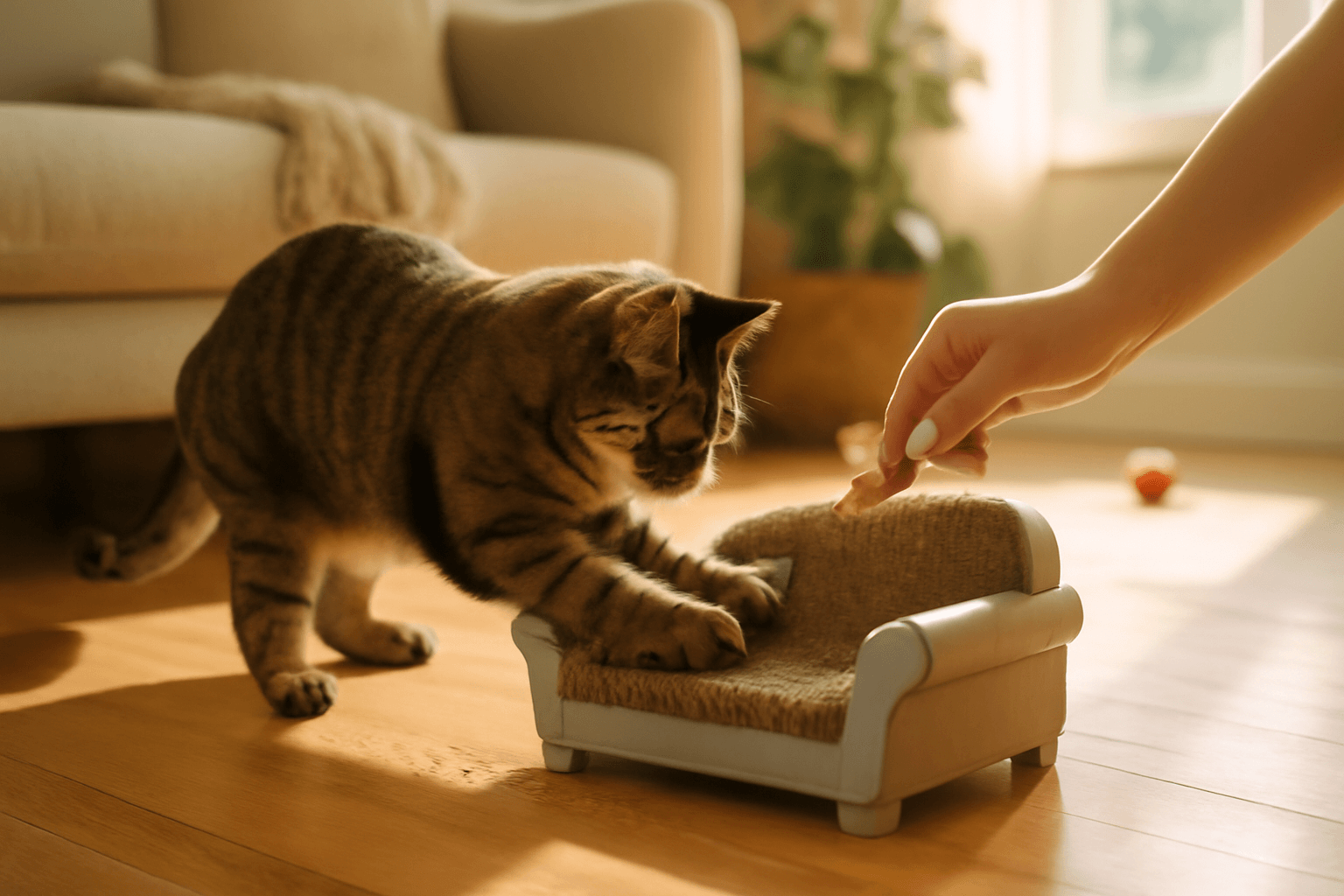 Costco ma malou kartonovou pohovku pro kocky catfidence cat 1766077297691