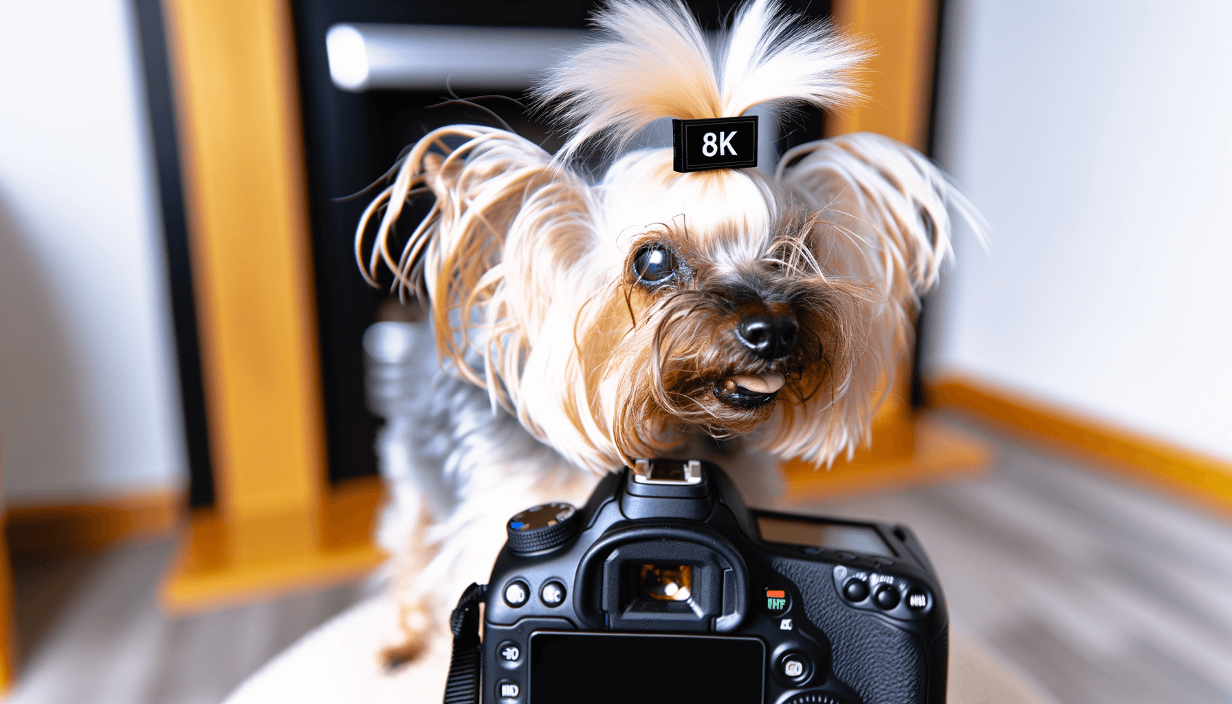 Daisy senior yorkie s veselym elektrizujicim ucesem 1765422108803