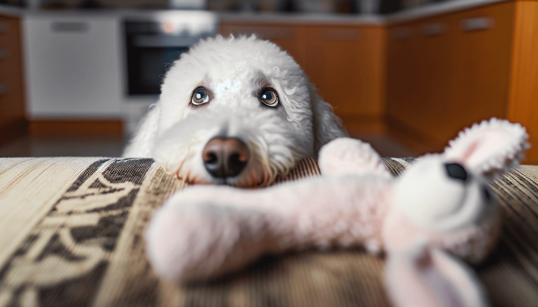 Doodle netrpelive ceka az se jeho oblibeny plysak vrati ze s 1764608433020