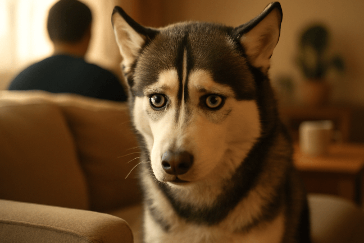 Husky s vyrazem zklamaneho taty rozesmal internet 1767042083243