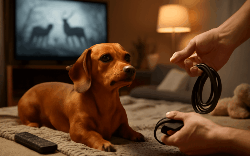 Jezevcik bagels odmita vypnout svuj oblibeny dokument o jele 1766041280270