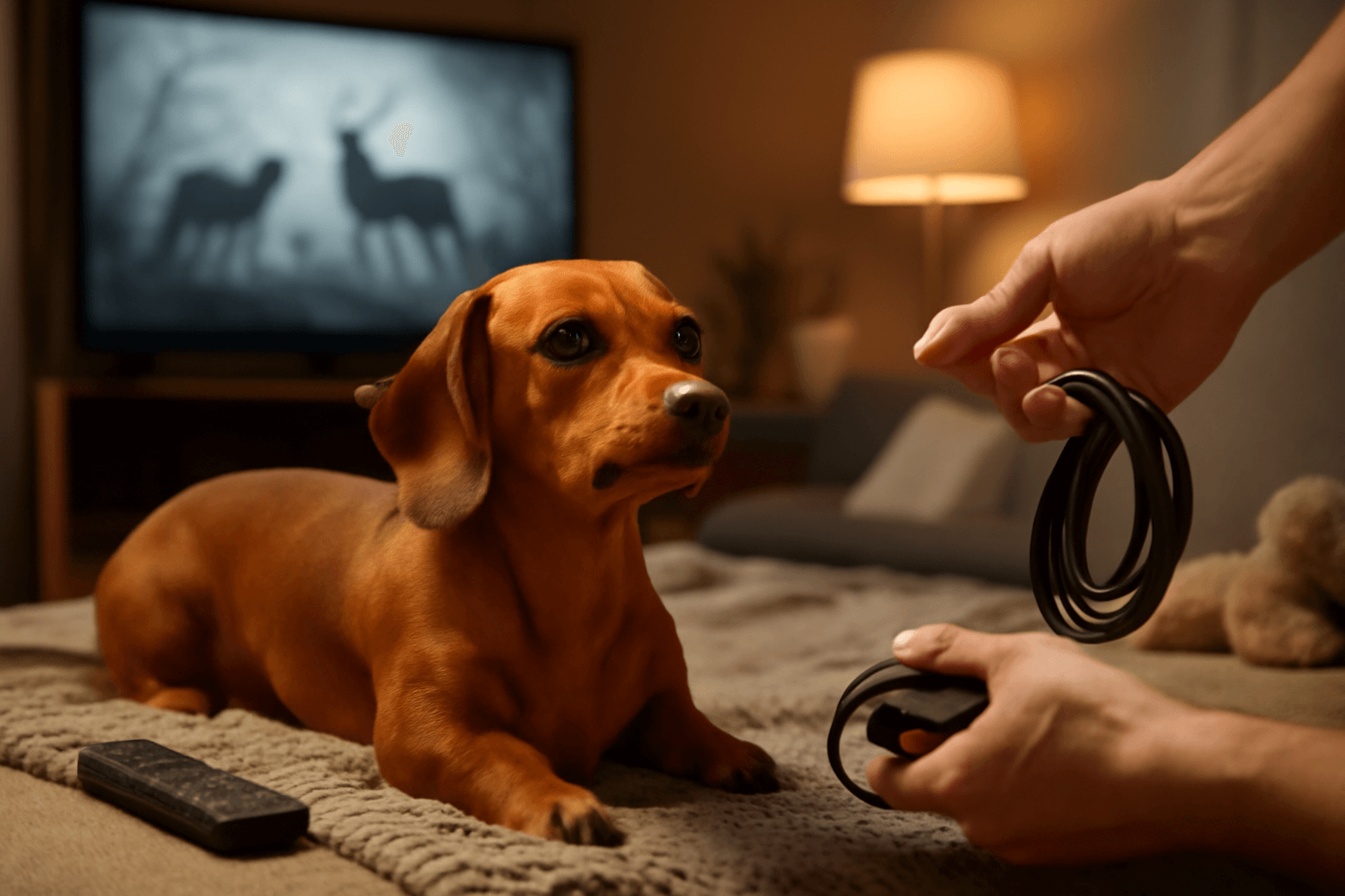 Jezevcik bagels odmita vypnout svuj oblibeny dokument o jele 1766041280270