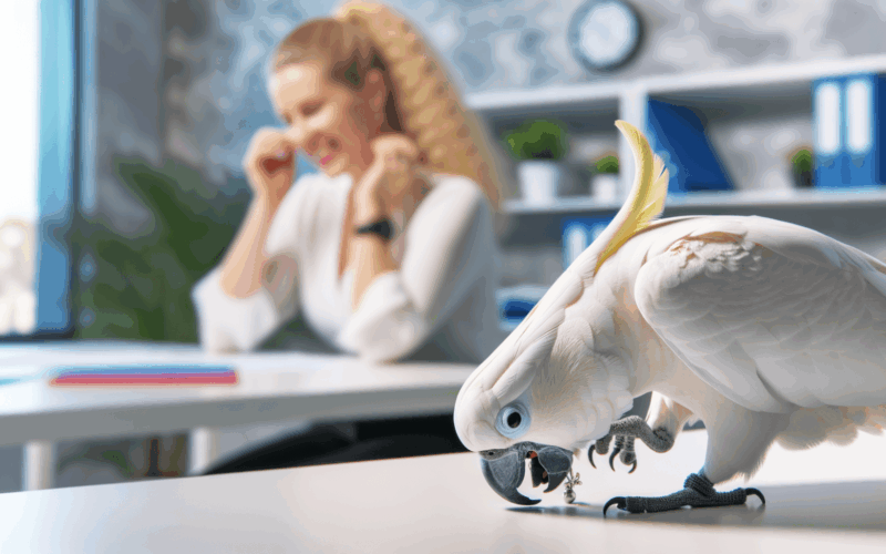 Kakadu cumulus maly kancelarsky sef ktery vsechny rozesmeje 1765393322713