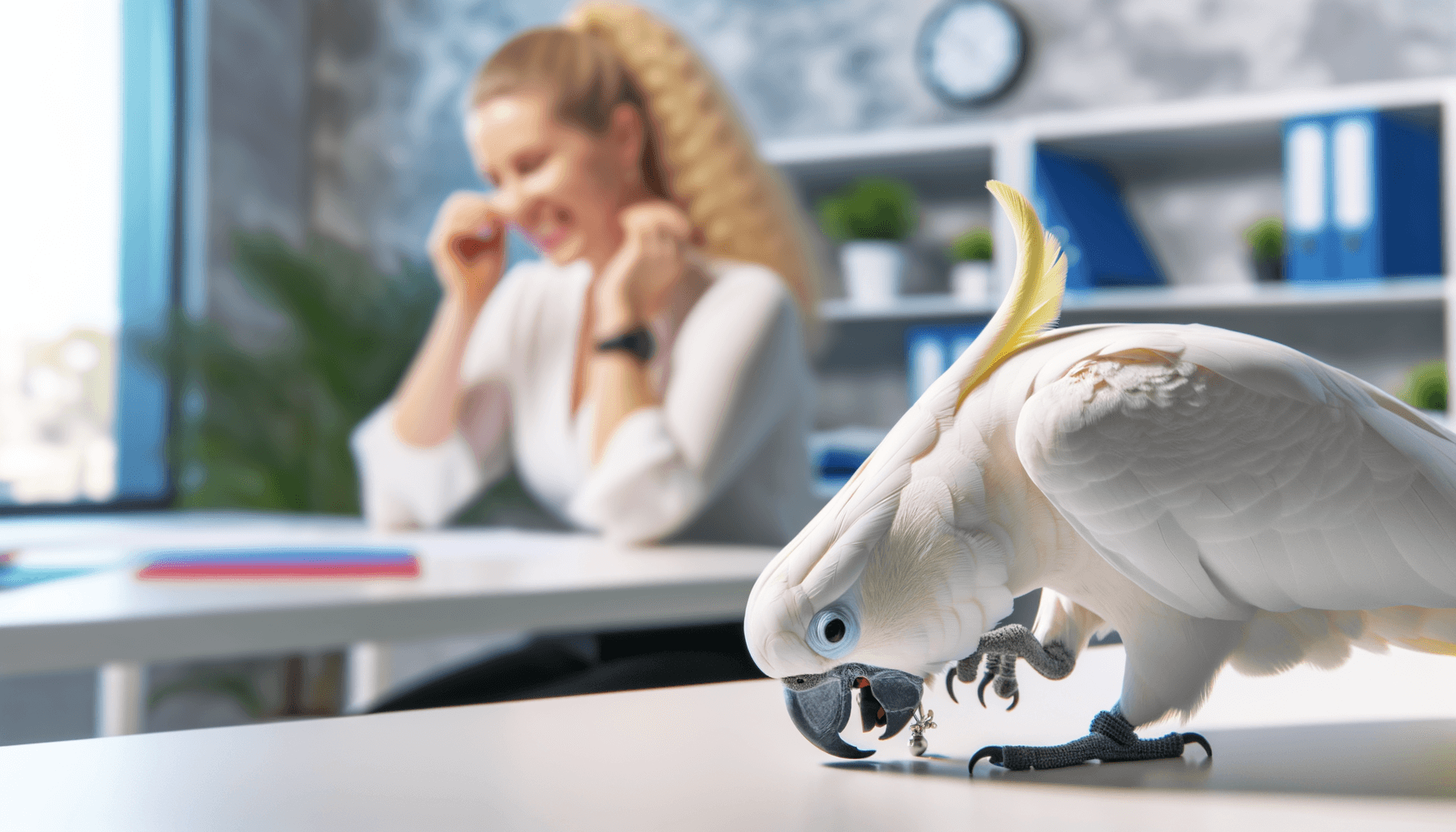 Kakadu cumulus maly kancelarsky sef ktery vsechny rozesmeje 1765393322713