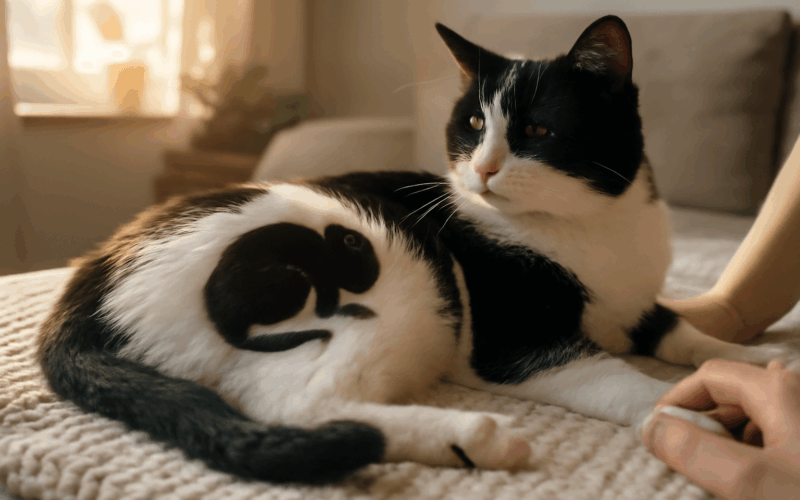 Kocka s kotecim tetovanim na srsti ma skvrnu ve tvaru maleho 1766797274618