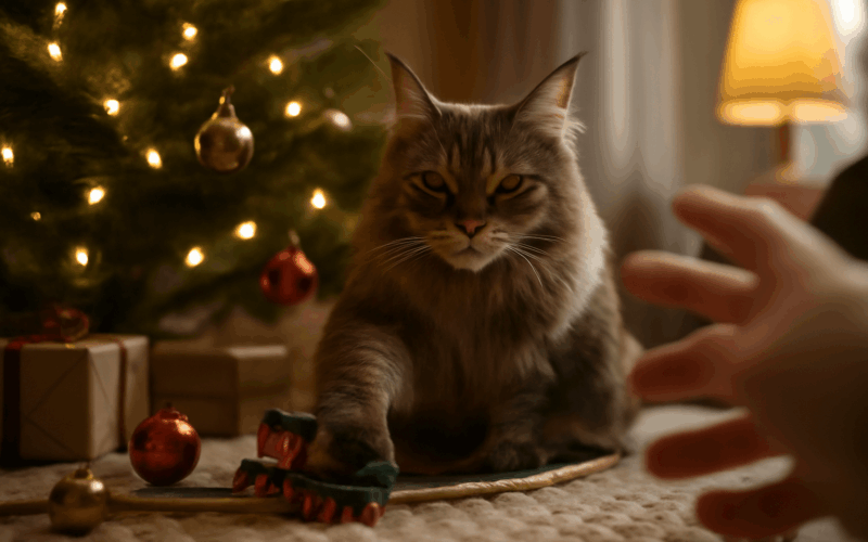 Kocky a vanoce kdyz maine coon rekne ne vanocnimu vlacku 1766170899431