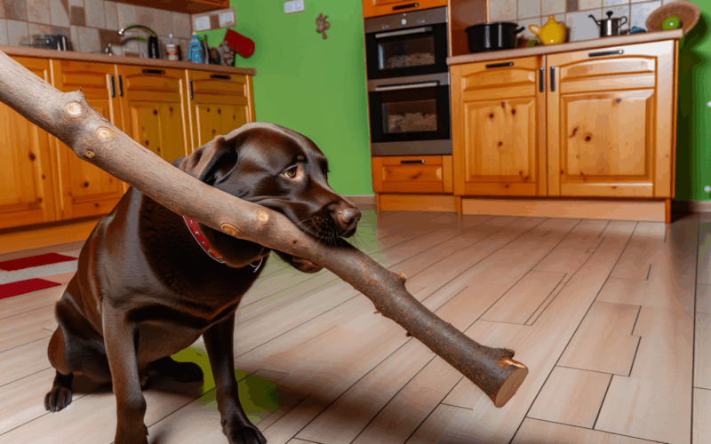 Moose se snazi schovat obri klacek a uplne to nezvlada 1764932443497