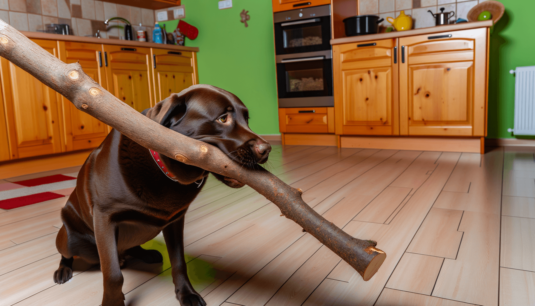 Moose se snazi schovat obri klacek a uplne to nezvlada 1764932443497