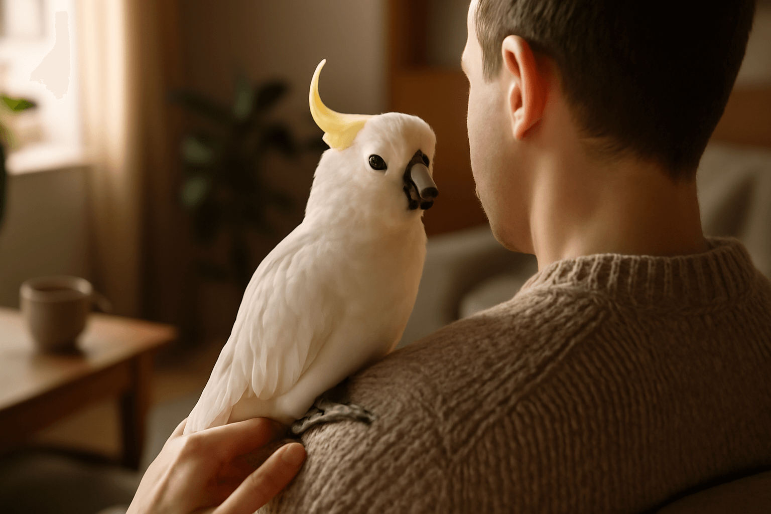 Nejsilnejsi pouto kakadu charlie jr a jeho tata 1765638077697