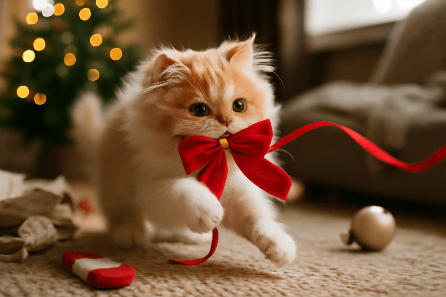 Perska kocka nasla vanocni maslicku a rozjela ten nejsladsi 1767063691558