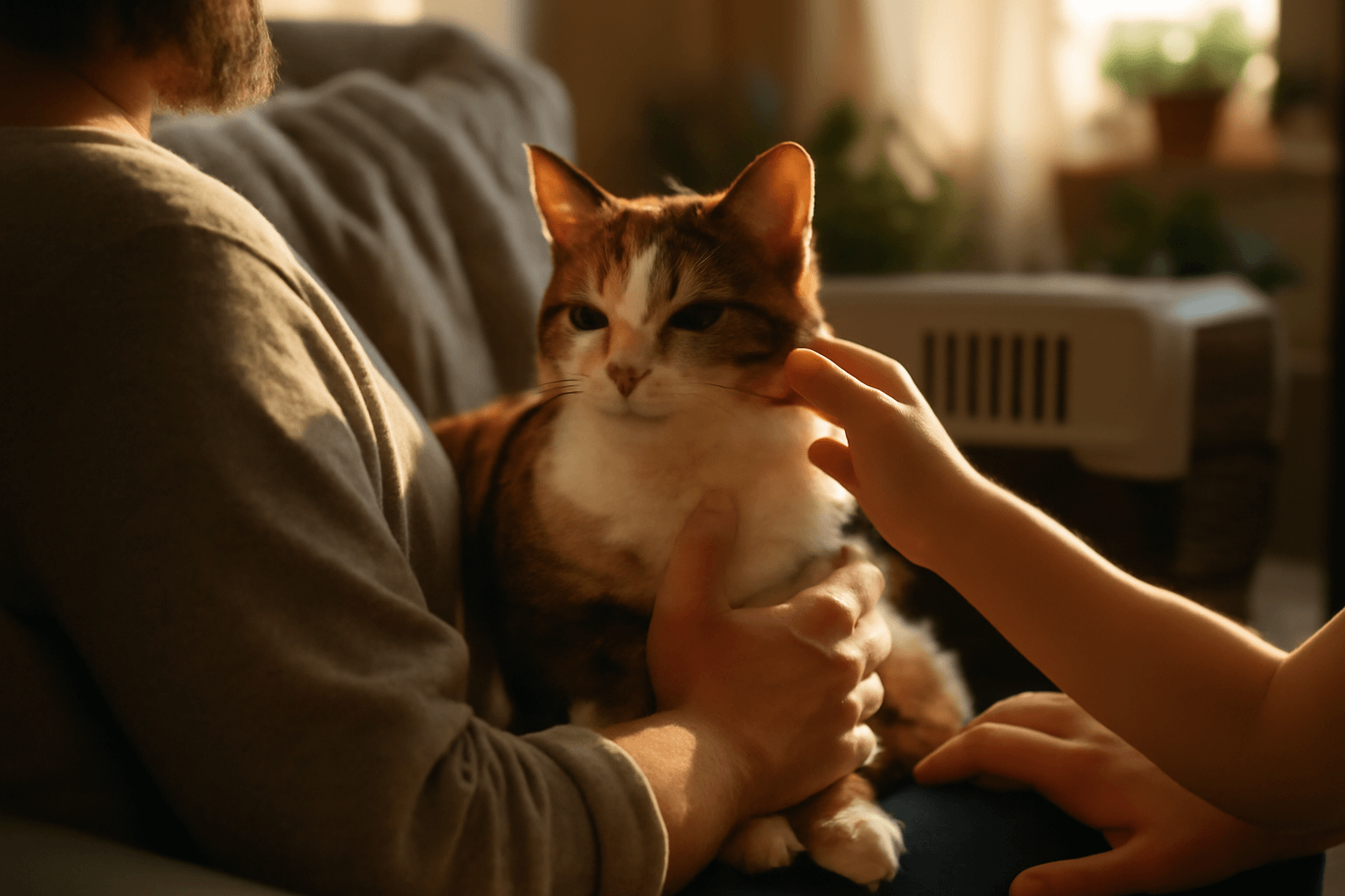 Po peti letech zpet doma 11leta calico kocka nalezena v utul 1766149302946