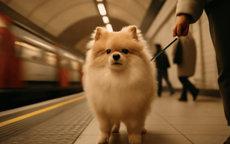 Pomeranian projede londynske metro jako mistni 1765846884421