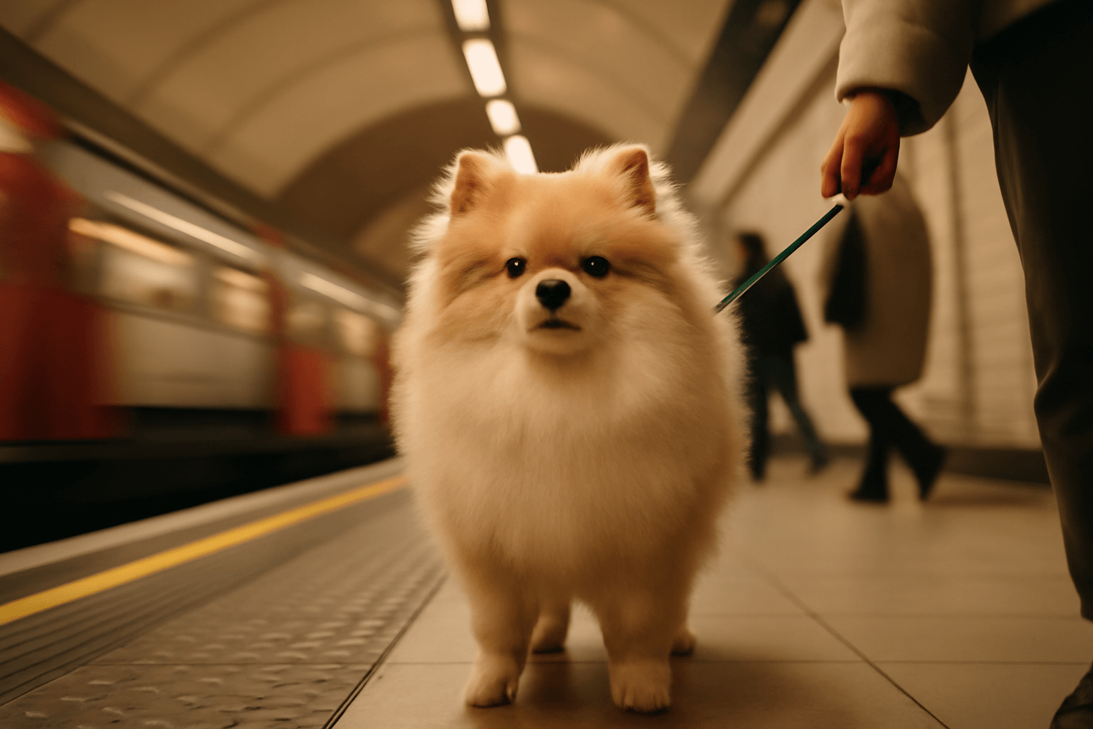 Pomeranian projede londynske metro jako mistni 1765846884421