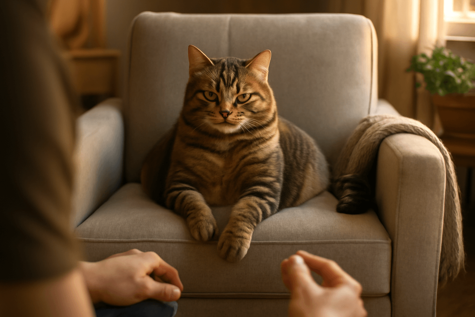 Prouzkovany kocour milo si narokuje novy nabytek 1767056478828