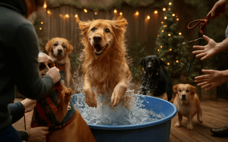 Rodinne vanocni foto skoncilo fiaskem jeden z goldenu sel ro 1766804481619