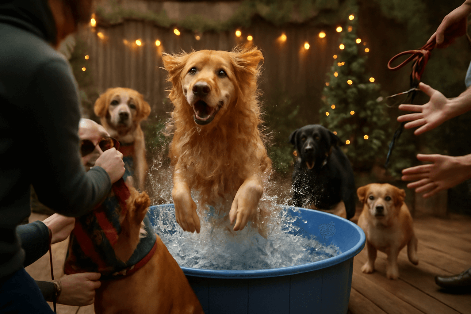 Rodinne vanocni foto skoncilo fiaskem jeden z goldenu sel ro 1766804481619