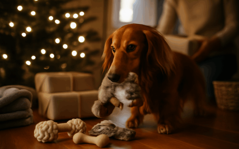 Rory pridava sve hracky pod vanocni stromecek 1765594871124