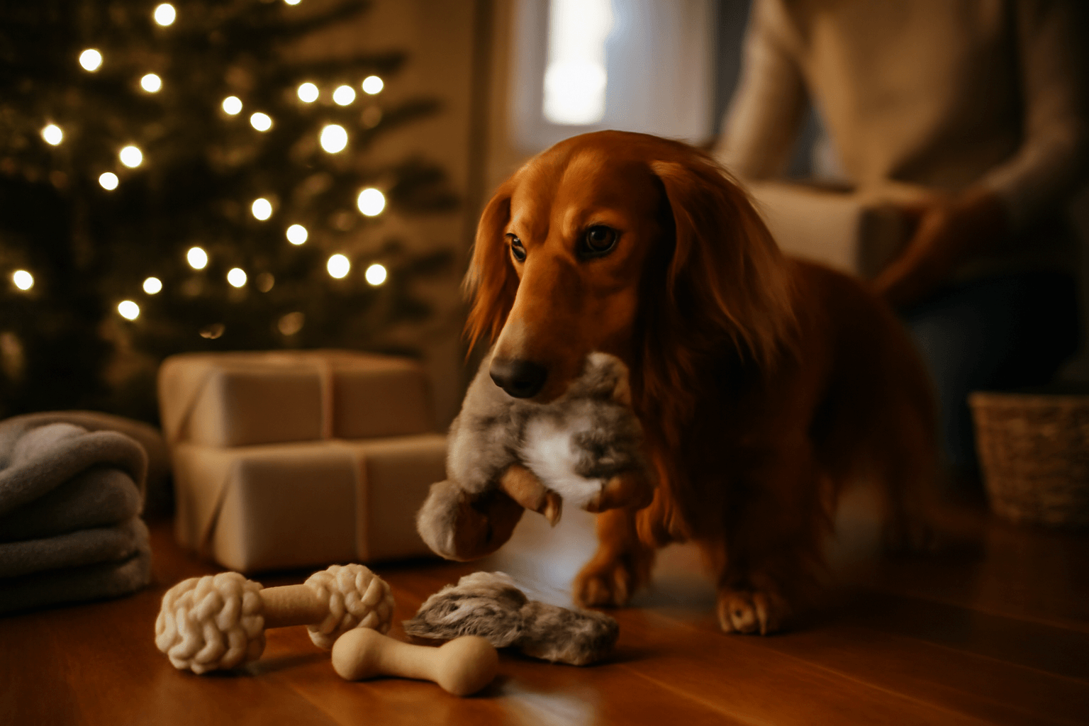 Rory pridava sve hracky pod vanocni stromecek 1765594871124