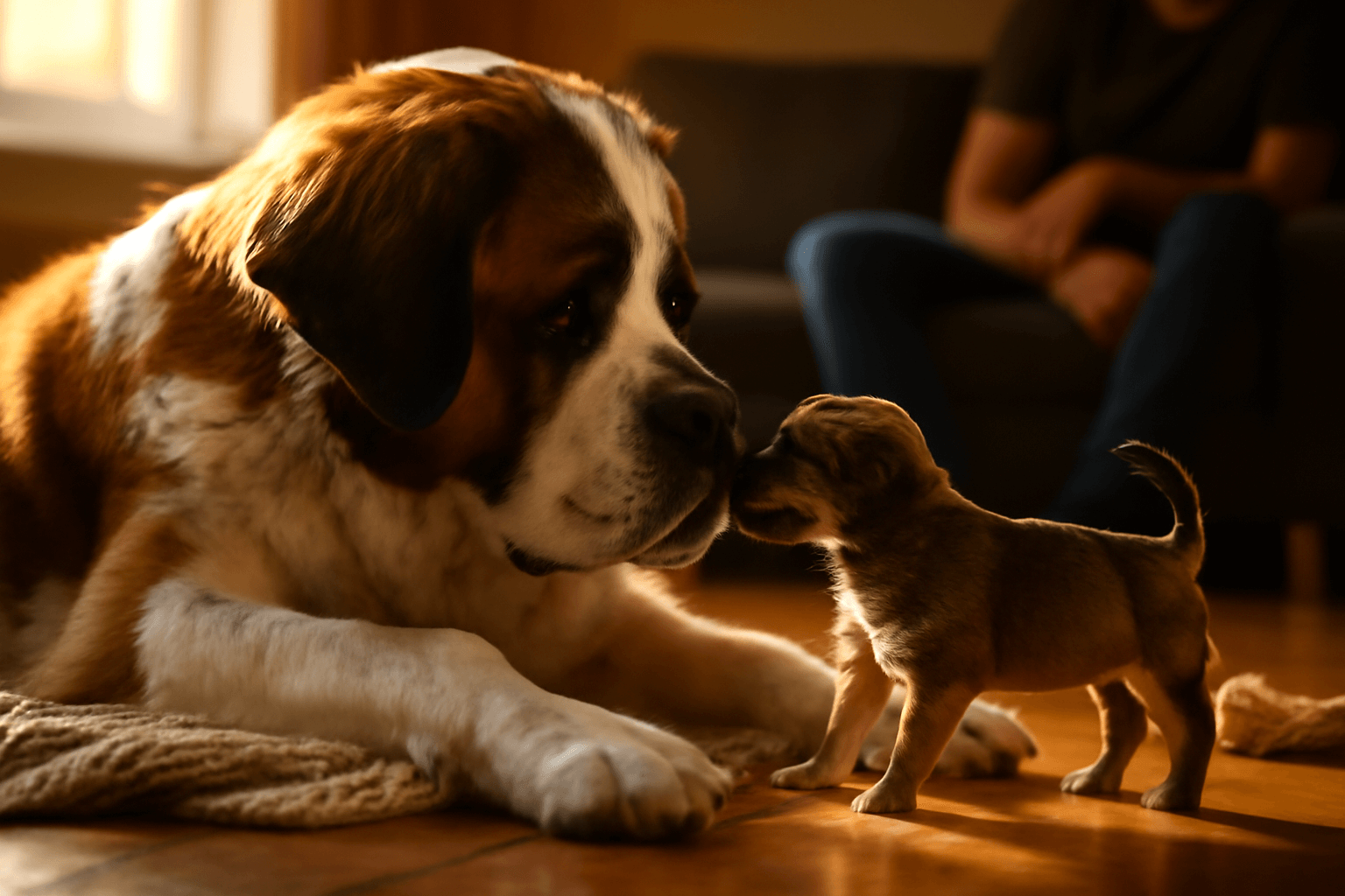 Saint bernard vita male stene nezne setkani velkeho a maleho 1765854073080