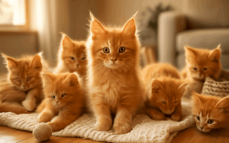 Sest oranzovych maine coon kotatek ktera vam zlepsi den 1765645274993