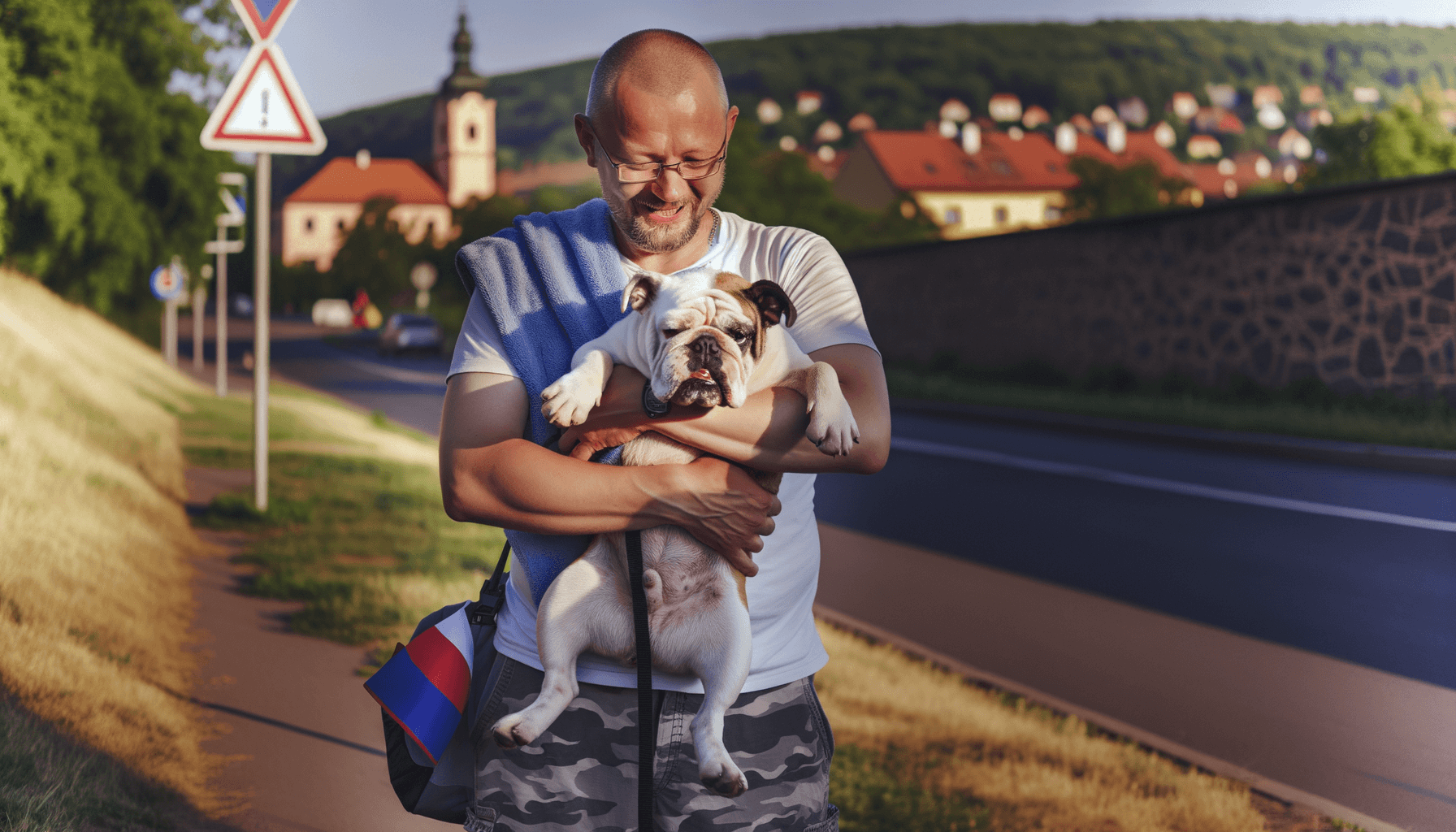 Sherlock anglicky buldok ktery chce byt povazovan za krale 1764921629840