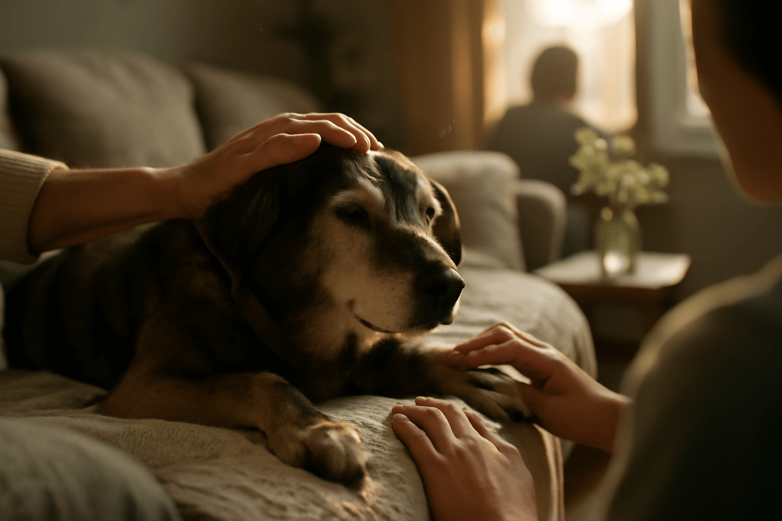 Staronni pes zero konecne prijal naklonnost a pred odchodem 1766509279679