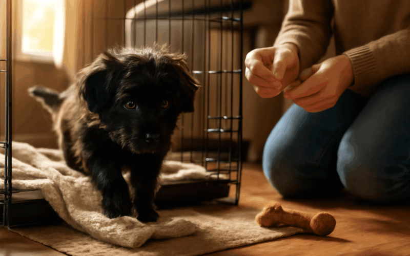 Stydlivy psik sherlock po 19 dnech konecne nasel odvahu 1766595677982