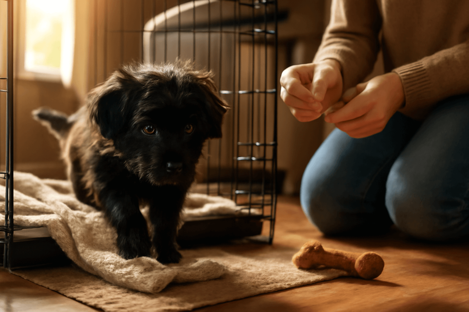 Stydlivy psik sherlock po 19 dnech konecne nasel odvahu 1766595677982