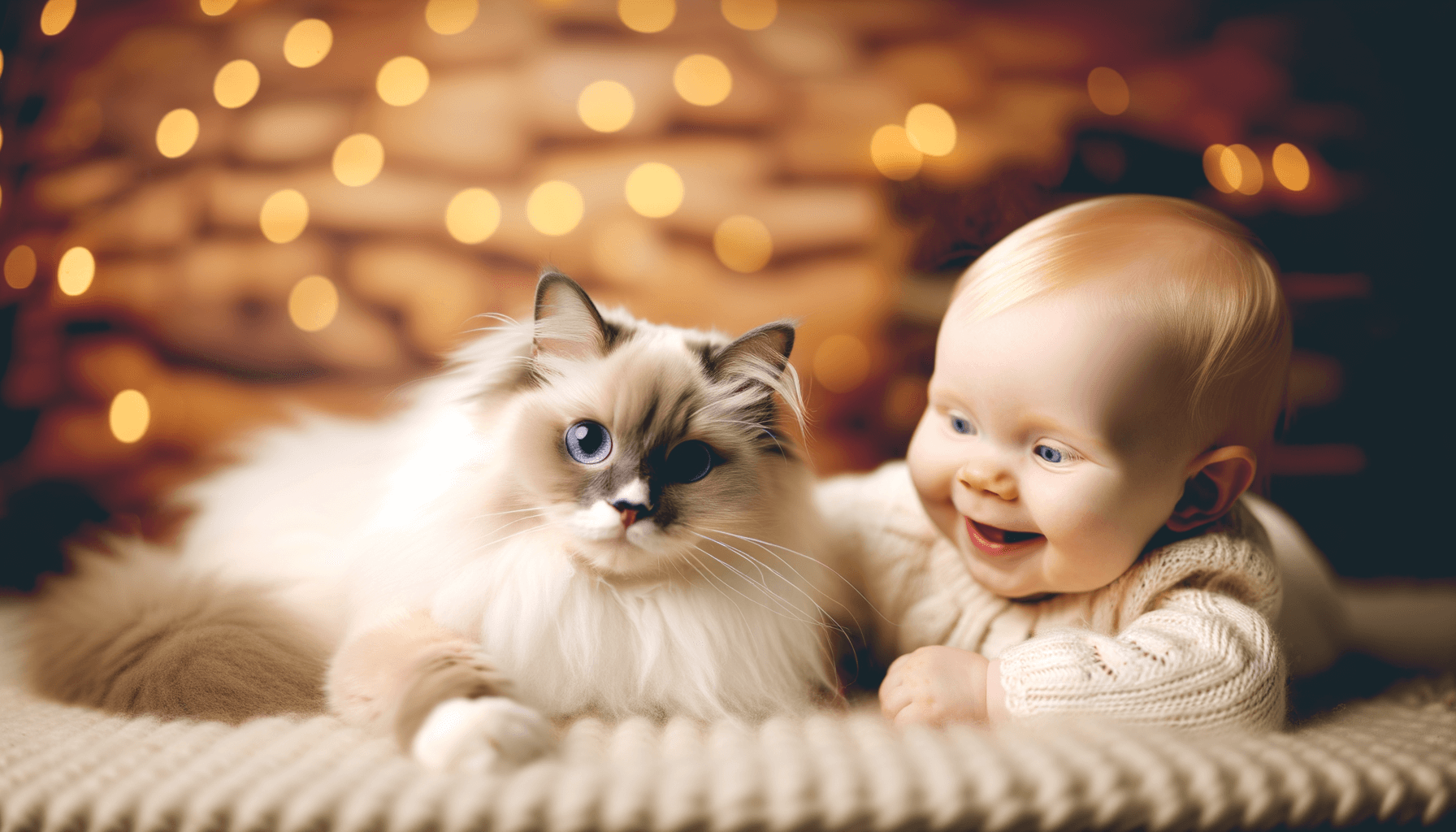 Thor kremovy ragdoll rozesmeje miminko jen zdvizenim packy 1764792031995