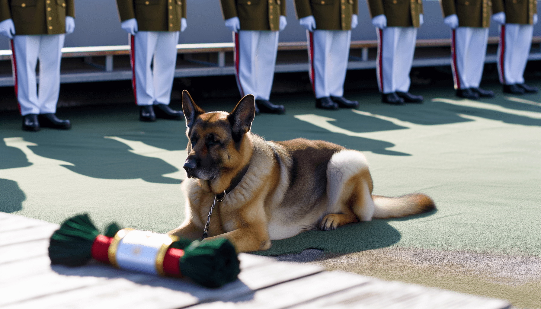 Vojensky nemecky ovcak rider nechtel na ceremonial radeji by 1764694832975