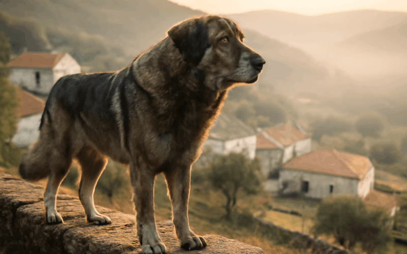 Vzacny cao de castro laboreiro objevuje sve portugalske domo 1765767683477